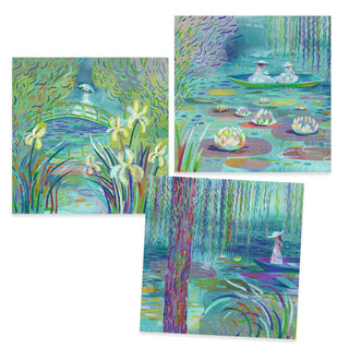 INSPIRED BY Sur l’étang aux Nymphéas Atelier art pastels