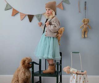 Chien peluche vintage