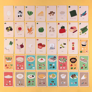 Jeu de carte À la cuisine