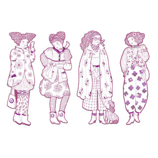 Coloriages mode Rosemary & ses amies