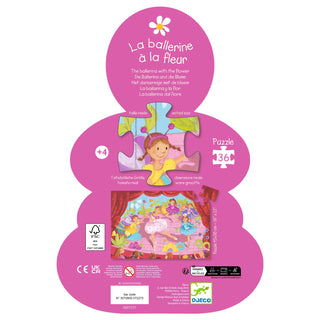 Puzzle Ballerine à la fleur 36 pcs