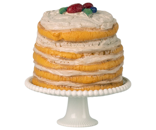 Gâteau de fête et présentoir