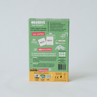 jeu de carte observe montessori mini monde chez coton en herbe, pédagogie montessori