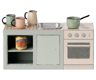 Jouet comptoir de cuisine pour souris idéal pour maison valise Maileg chez Coton en Herbe