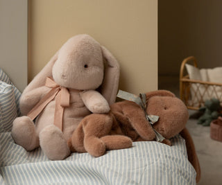 lapin peluche maileg marron coton en herbe
