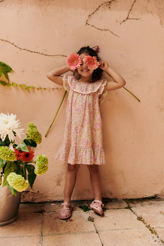 Robe Natiya longue fleurs louise misha coton en herbe
