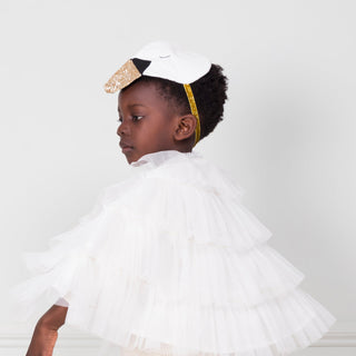 Déguisement cygne petite fille coton en herbe
