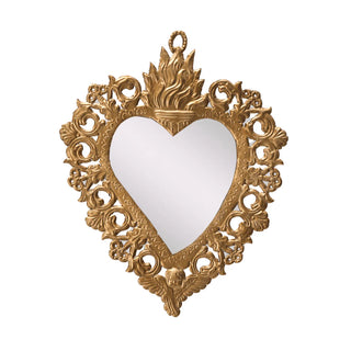 Miroir Maria doré signé Boncoeurs, chez Coton en Herbe