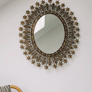 Miroir Stars doré signé Boncoeurs, chez Coton en Herbe