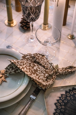 Nappe Carreaux Lurex signée Boncoeurs, chez Coton en Herbe