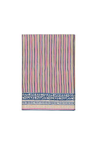Nappe Carla rayures vertes et rose Louise Misha Coton en herbe