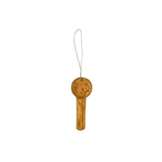 Pampille Chandelle en métal doré signée Boncoeurs, création artisanale poétique inspirée de la lumière et du sacré, disponible chez la boutique Coton en Herbe.