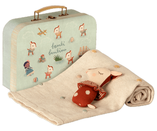 coffret Bambi hochet maileg coton en herbe