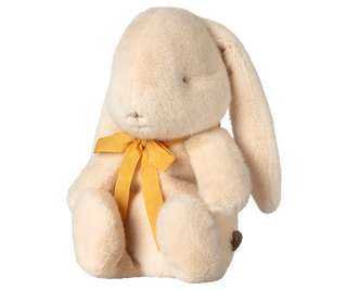 lapin creme noeud jaune peluche maileg chez coton en herbe
