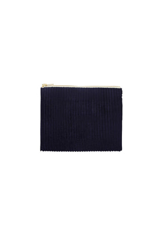 Petite pochette Velours Marine gabrielle paris coton en herbe
