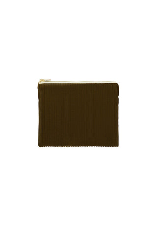 Petite pochette Velours Olive gabrielle paris coton en herbe