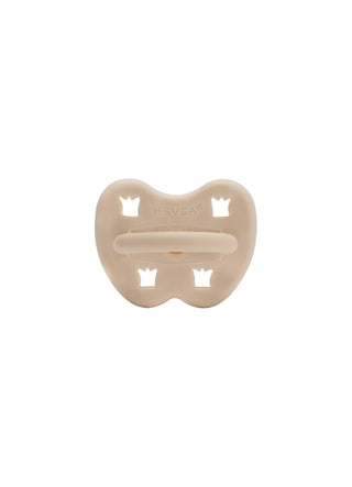 Tétine physiologique beige hevea coton en herbe