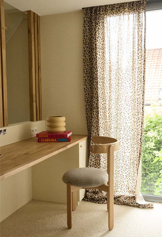 rideau leopard gabrielle paris coton en herbe
