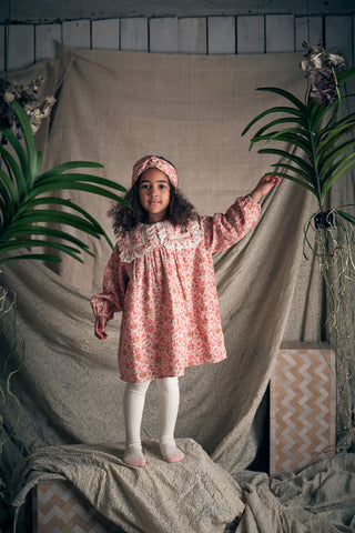 Robe Arinola grand col louise misha coton en herbe