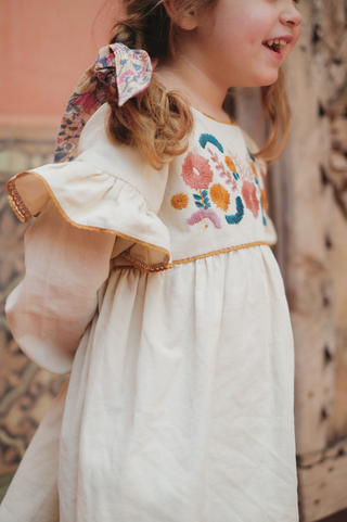 Robe Illia brodée louise misha coton en herbe
