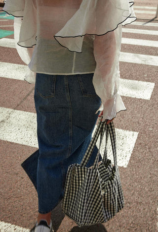Sac à main Vichy gabrielle paris coton en herbe