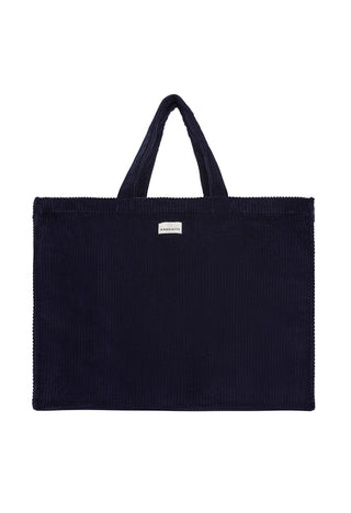 sac week-end velours bleu marine gabrielle paris coton en herbe