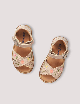 paire de sandales flower pop enfant petit nord, chez coton en herbe 