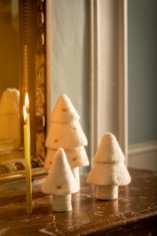Sapins set de 3 muskhane coton en herbe