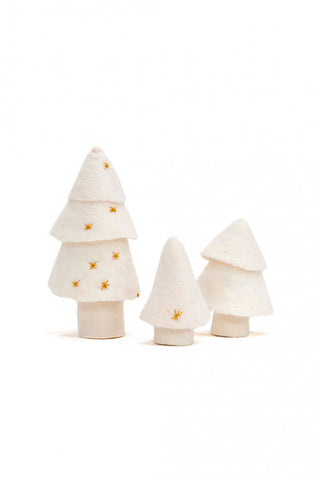 Sapins set de 3 muskhane coton en herbe