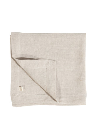 Serviette en lin lavé gris gabrielle paris coton en herbe