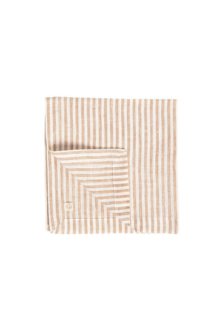 Serviette en lin lavé café milk gabrielle paris coton en herbe
