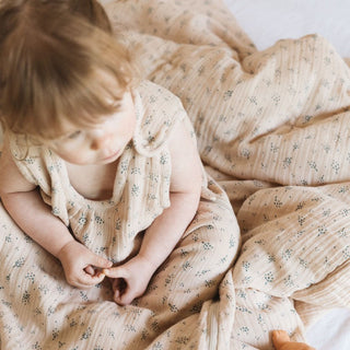 Set Housse de couette imprimé étincellle gabrielle paris coton en herbe