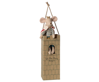 Souris Roi Papa jouet chateau enfant maileg coton en herbe