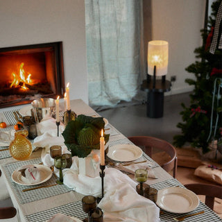 Set de table Vichy kaki gabrielle paris coton en herbe