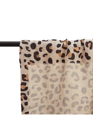 zoom rideau leopard gabrielle paris coton en herbe